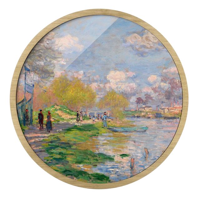 Cuadros de ciudades Claude Monet - River Seine