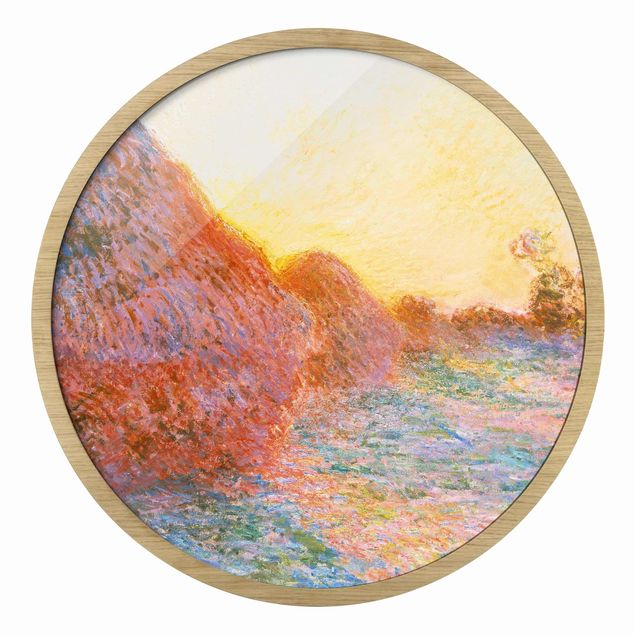 Cuadro con paisajes Claude Monet - Straw Barn