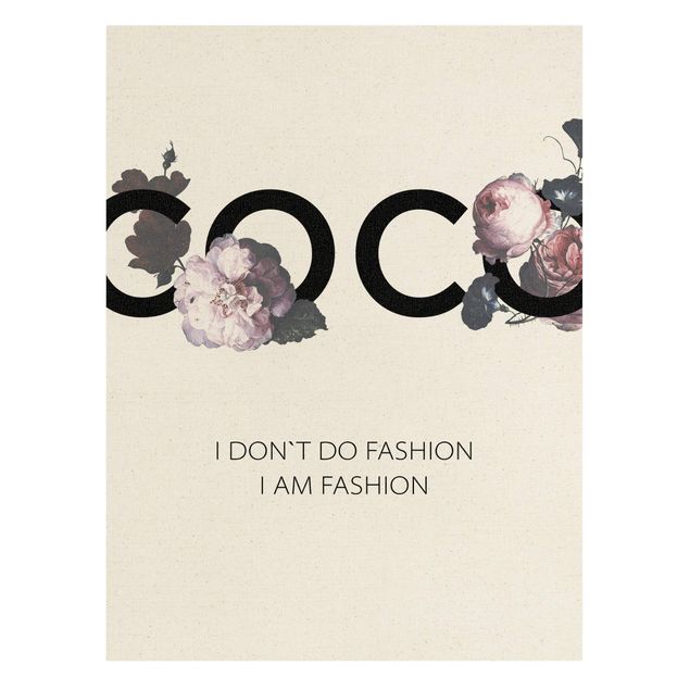Cuadros decorativos COCO - I dont´t do fashion Roses
