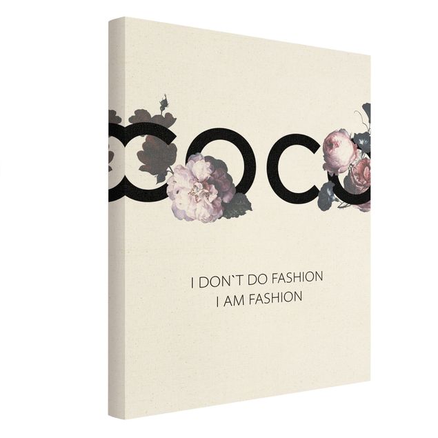 Cuadros en lienzo COCO - I dont´t do fashion Roses