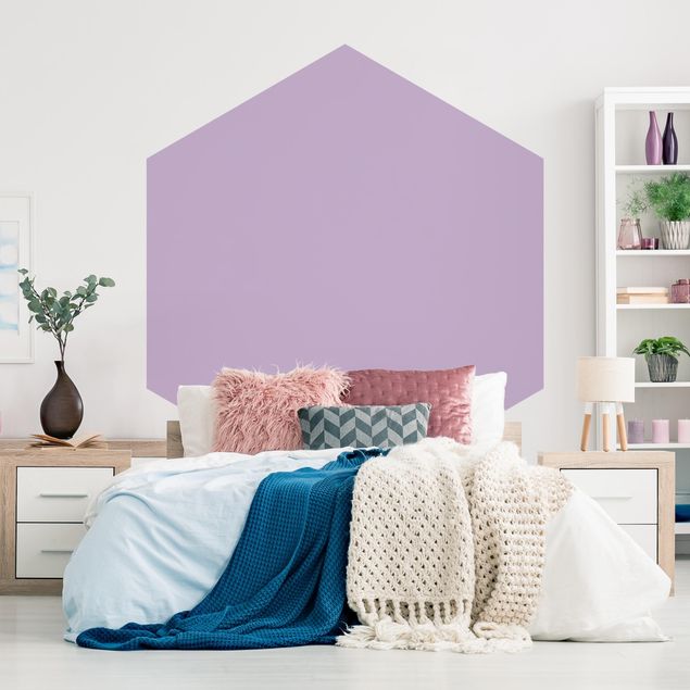 Papel pintado hexagonal Colour Lavender
