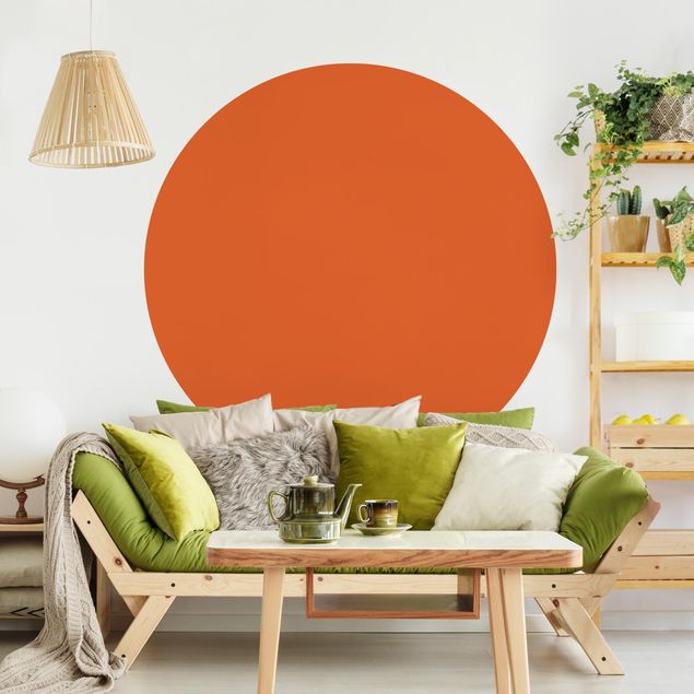 Papel liso para paredes Colour Orange