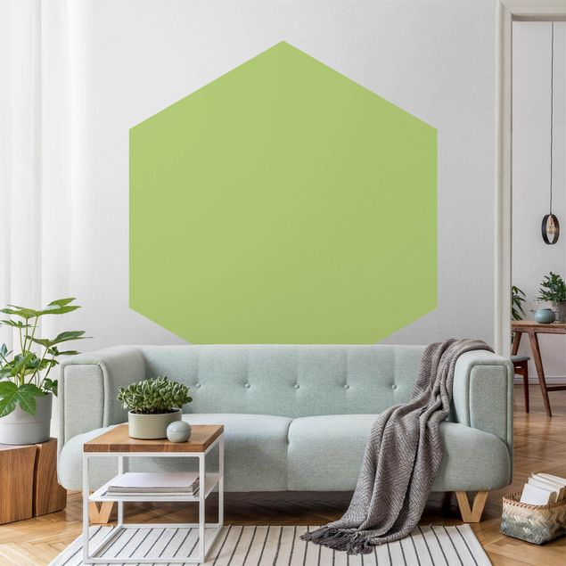 Papel pintado hexagonal Colour Spring Green