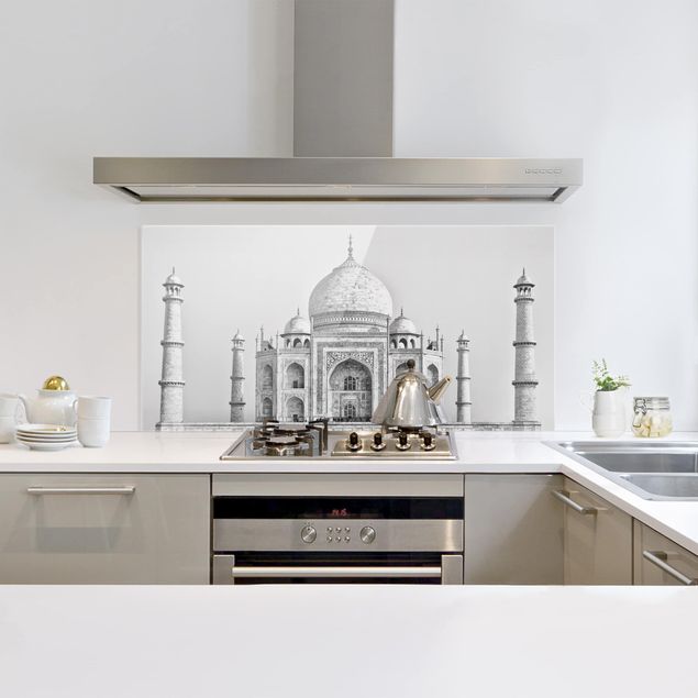 Paneles de vidrio para cocinas Taj Mahal In Gray