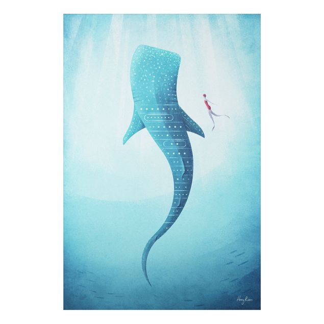 Láminas de cuadros famosos The Whale Shark