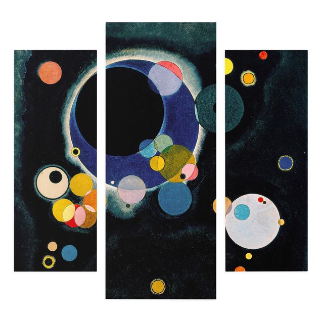 Lienzos de cuadros famosos Wassily Kandinsky - Sketch Circles