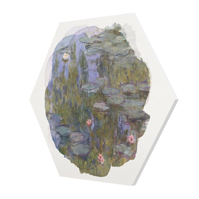 Cuadros de plantas WaterColours - Claude Monet - Water Lilies (Nympheas)