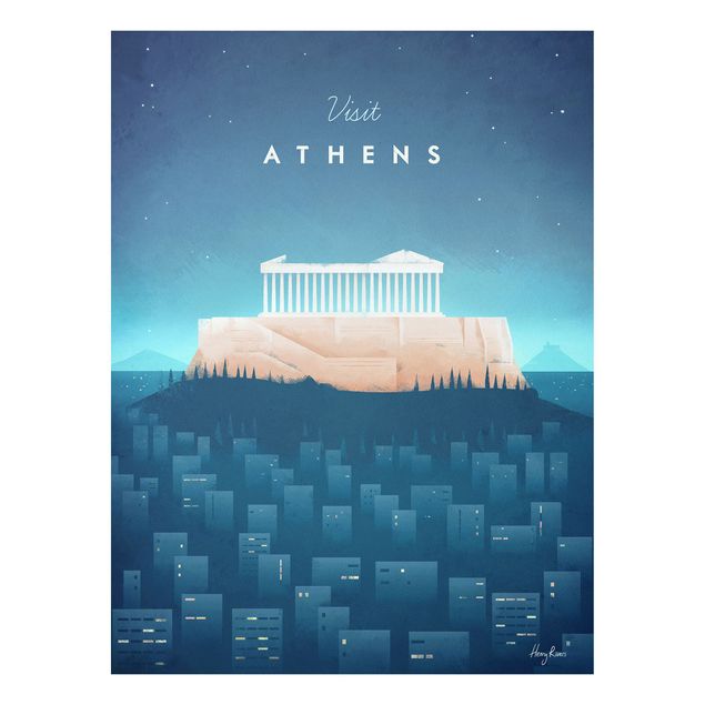 Cuadros de ciudades Travel Poster - Athens