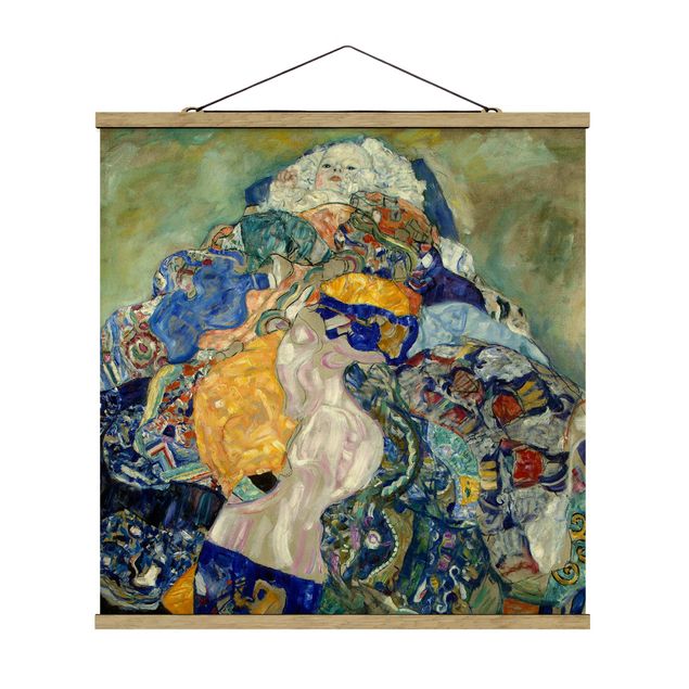 Estilos artísticos Gustav Klimt - Baby (cradle)