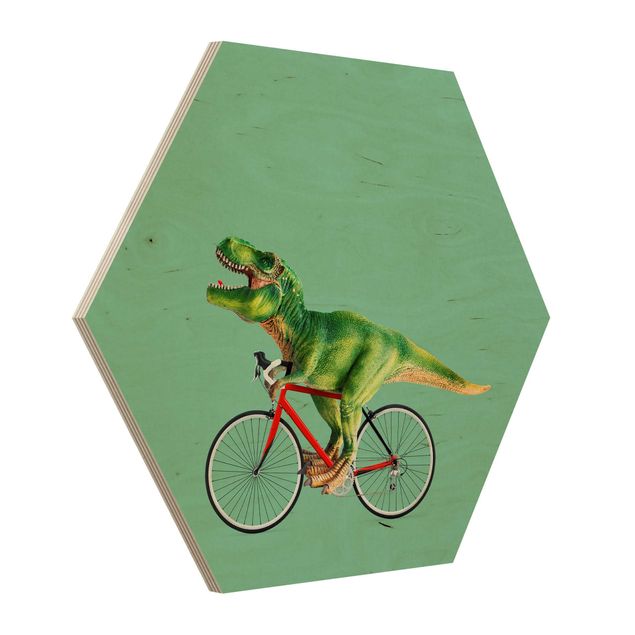 Cuadros Jonas Loose Dinosaur With Bicycle