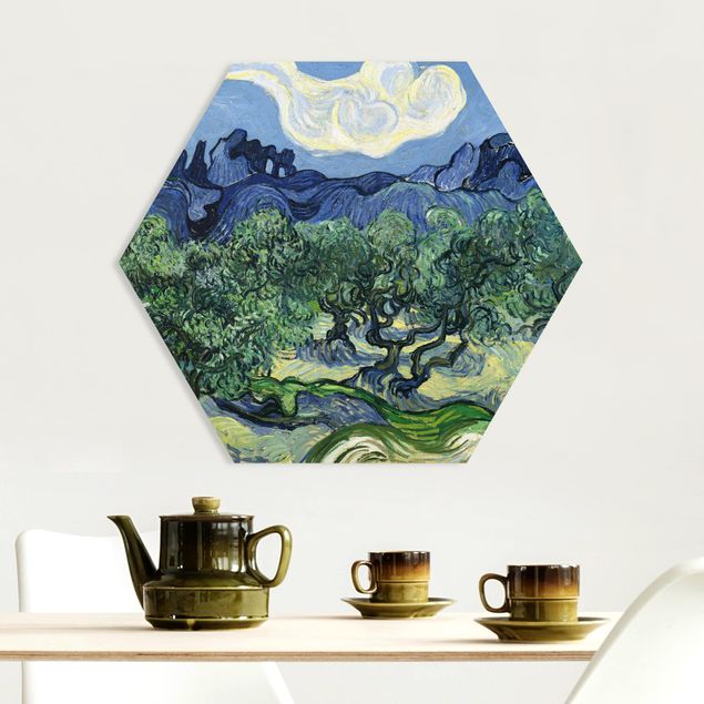 Decoración en la cocina Vincent Van Gogh - Olive Trees