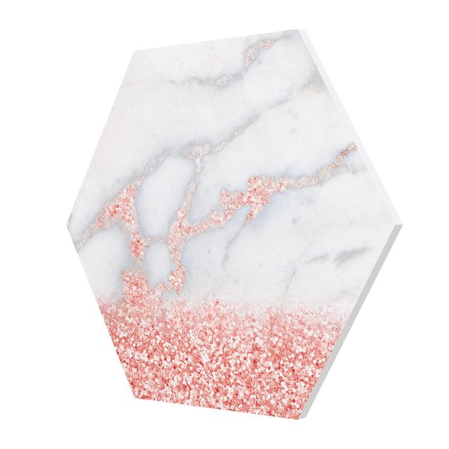 Cuadros Uta Naumann Marble Optics With Pink Confetti