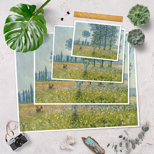 Cuadros de plantas naturales Claude Monet - Fields In Spring