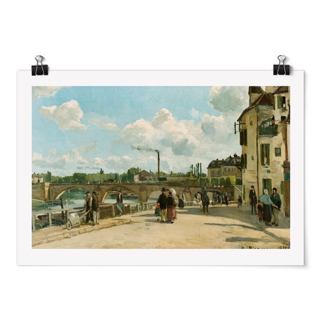 Estilo artístico Post Impresionismo Camille Pissarro - View Of Pontoise