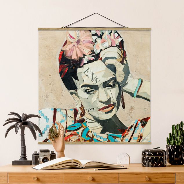 Decoración en la cocina Frida Kahlo - Collage No.1