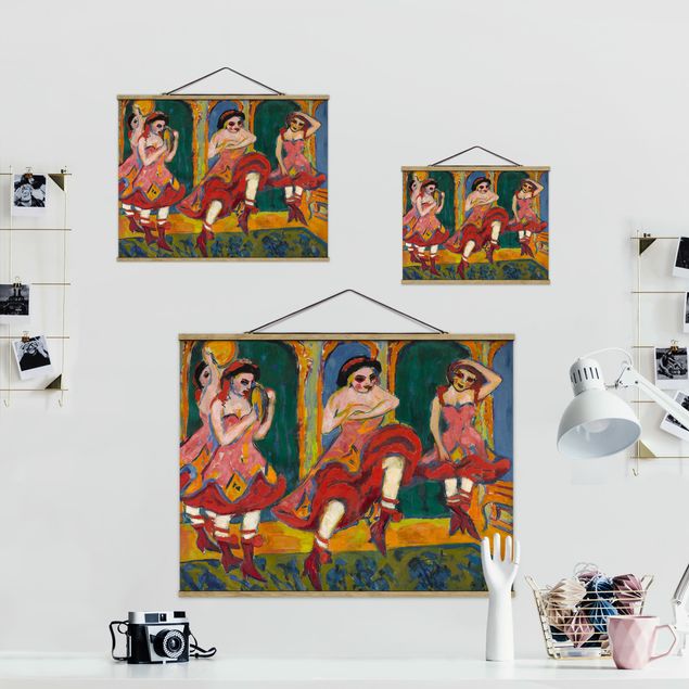 Cuadros decorativos modernos Ernst Ludwig Kirchner - Czardas Dancers