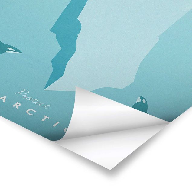 Póster paisajes para pared Travel Poster - Antarctica