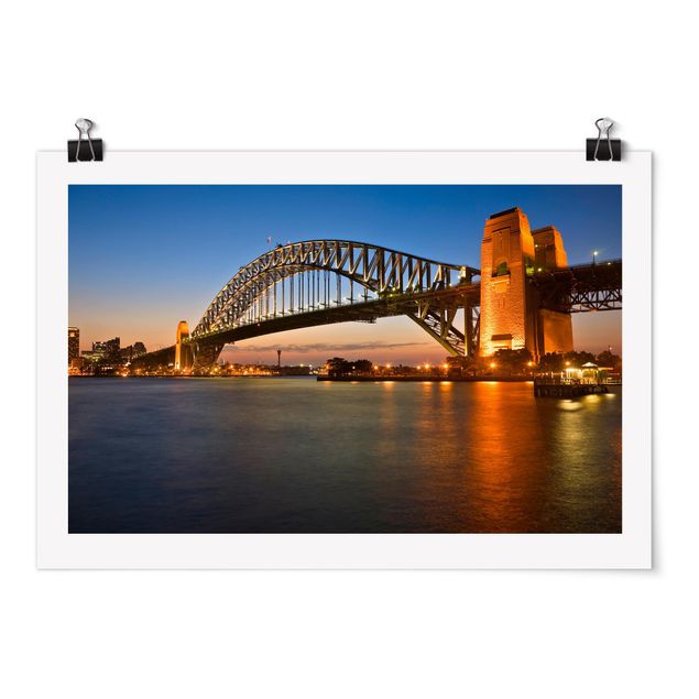 Cuadros de ciudades Harbor Bridge In Sydney