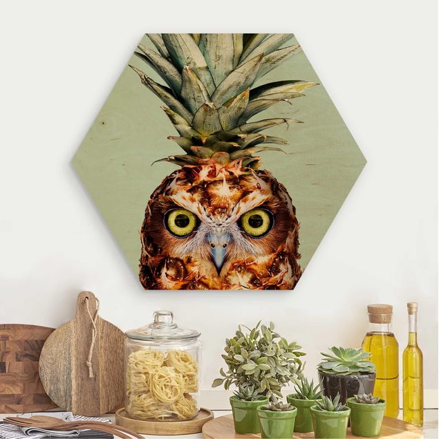 Reproducciones de cuadros Pineapple With Owl