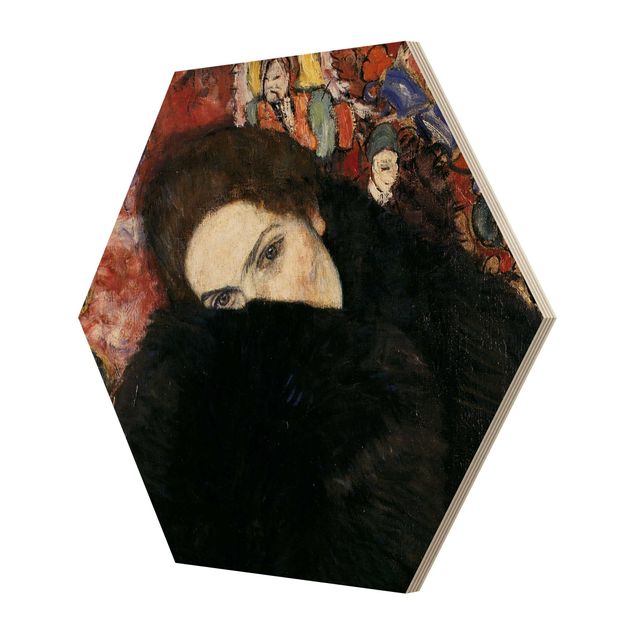 Cuadros Gustav Klimt - Lady With A Muff