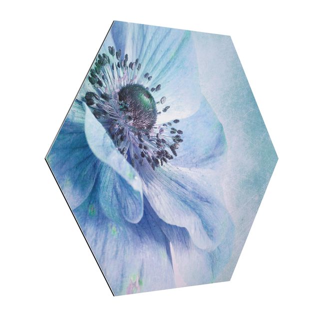 Cuadros modernos y elegantes Flower In Turquoise