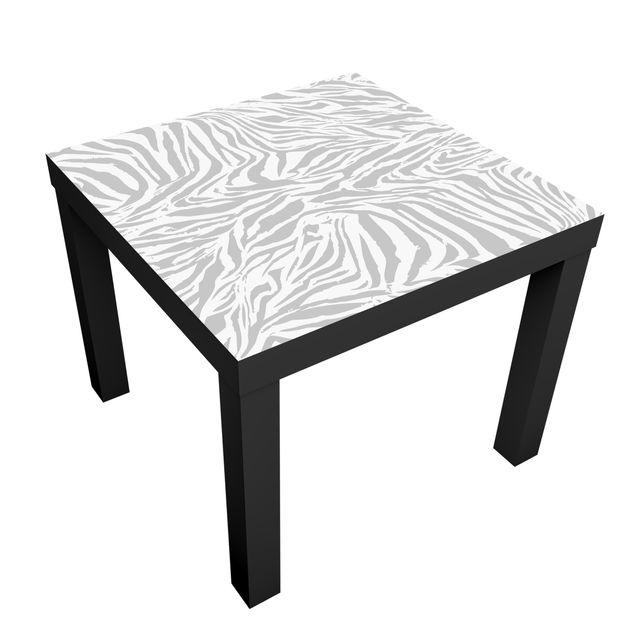 Laminas adhesivas pared Zebra Design Light Grey Stripe Pattern