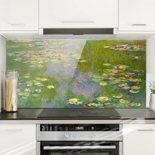 Decoración en la cocina Claude Monet - Green Water Lilies