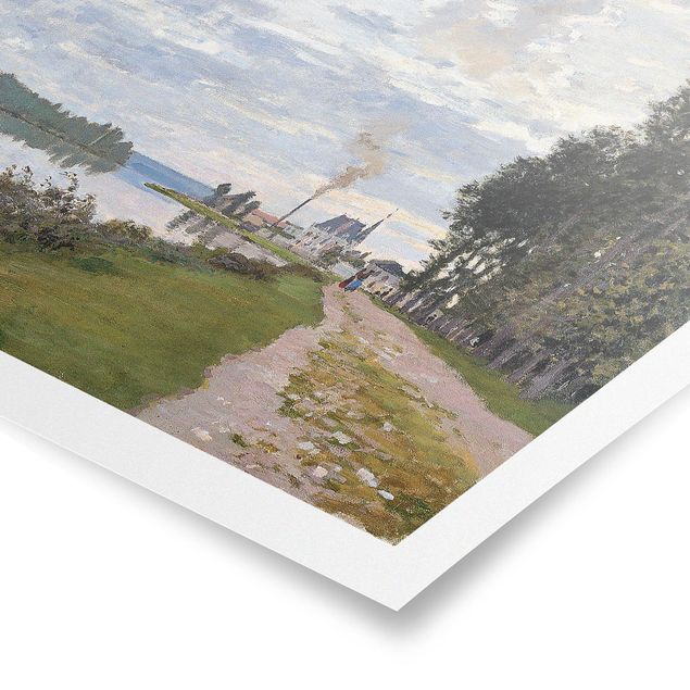 Cuadros paisajes Claude Monet - The Waterfront At Argenteuil