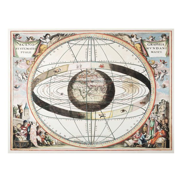 Cuadros zen Vintage Antique Star Atlas