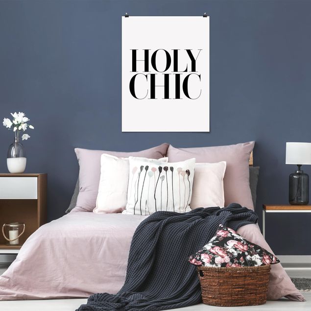 Cuadros con frases Holy Chic