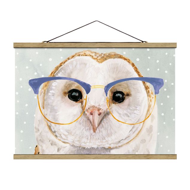 Cuadros Animals With Glasses - Owl