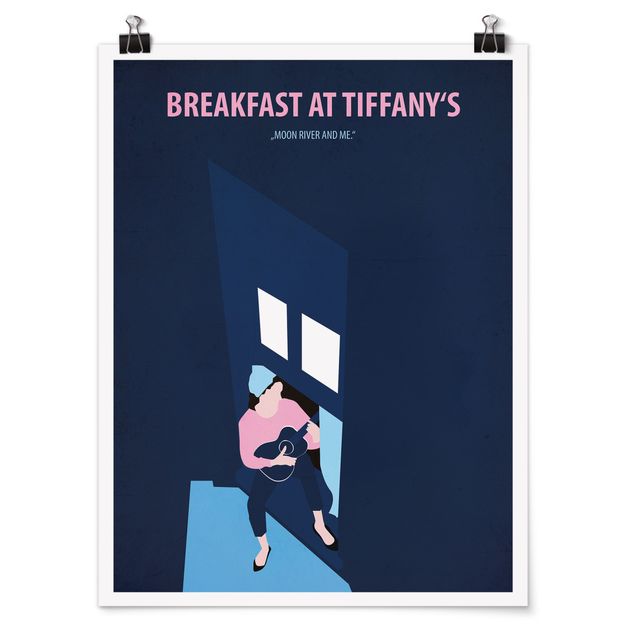 Cuadro retratos Film Posters Breakfast At Tiffany's