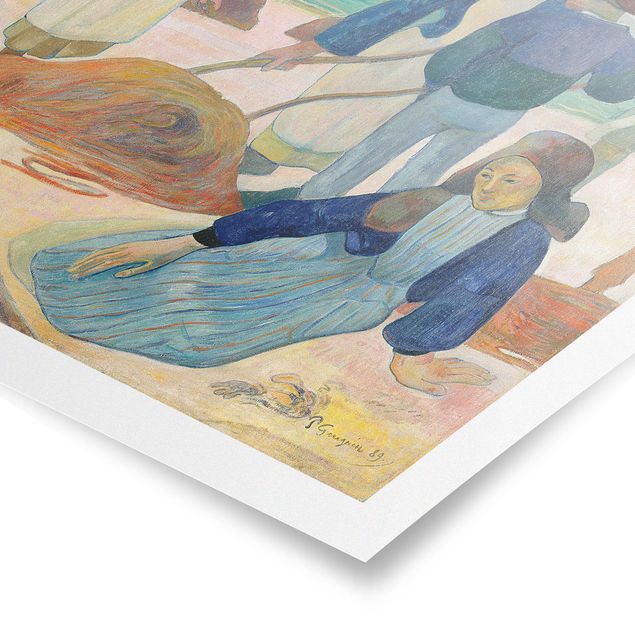 Póster cuadros famosos Paul Gauguin - The Kelp Gatherers (Ii)
