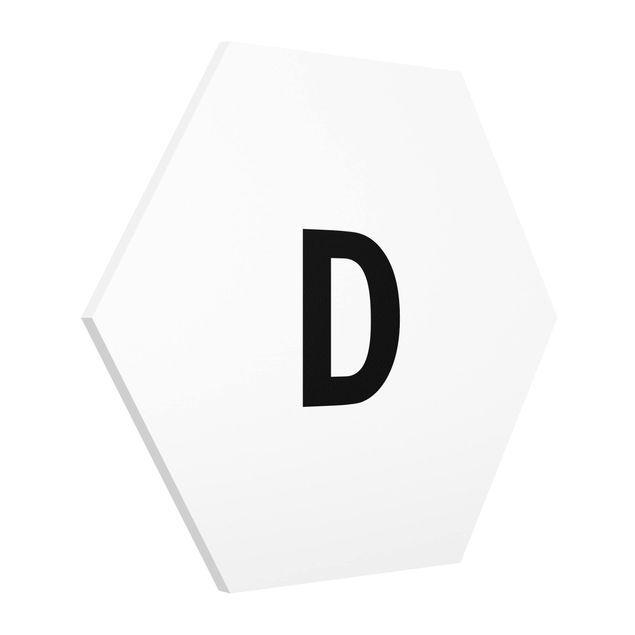 Cuadros modernos Letter White D