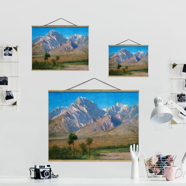 Cuadro con paisajes Albert Bierstadt - Camp Independence