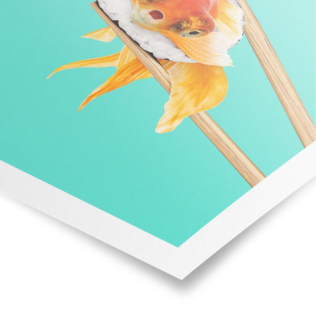 Reproducciónes de cuadros Sushi With Goldfish