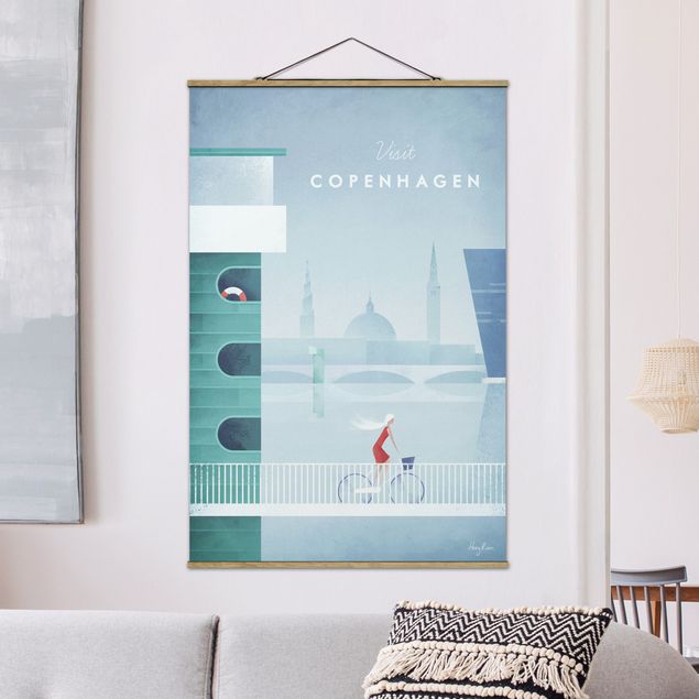 Decoración de cocinas Travel Poster - Copenhagen
