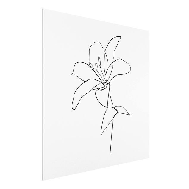 Estilos artísticos Line Art Flower Black White