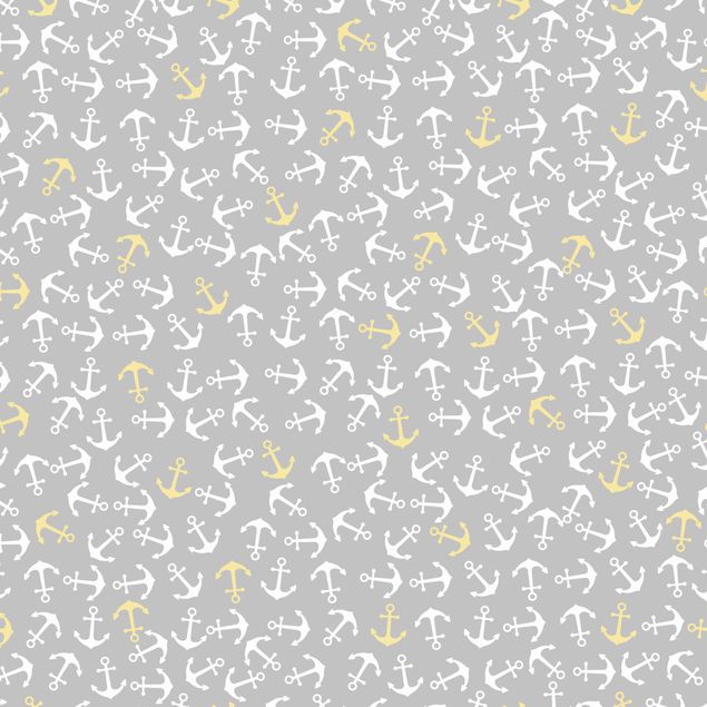 Láminas adhesivas en amarillo Anchor White Yellow On Grey