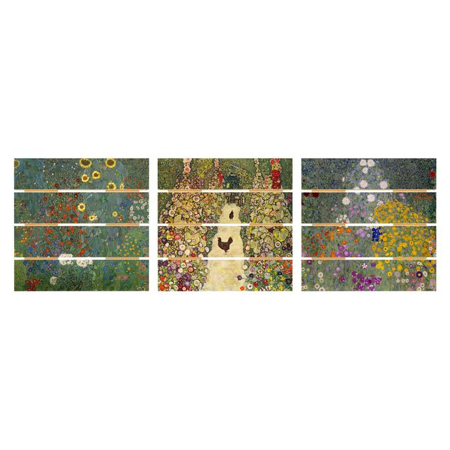 Estilos artísticos Gustav Klimt - In The Garden