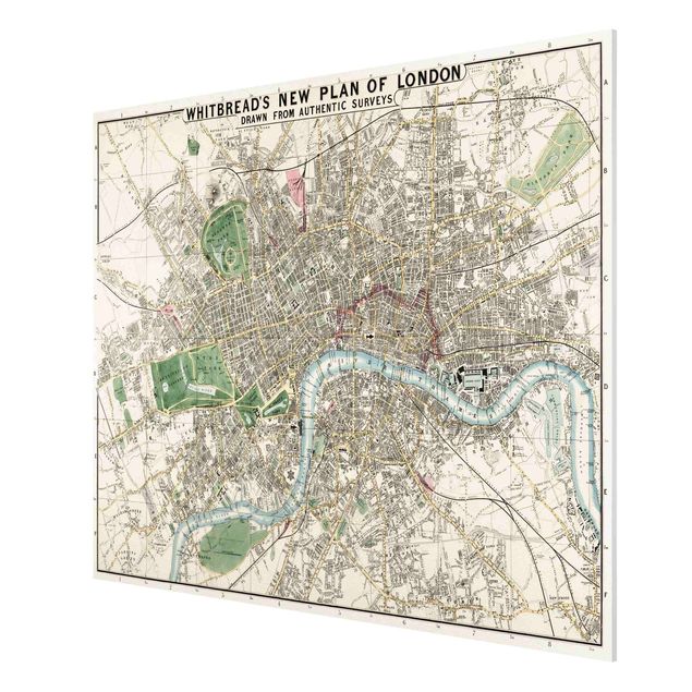 Cuadros de ciudades Vintage Map London