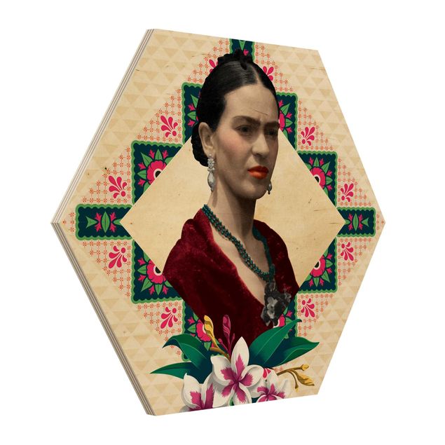 Frida Kahlo cuadros Frida Kahlo - Flowers And Geometry