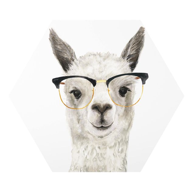 Cuadros decorativos Hip Lama With Glasses I