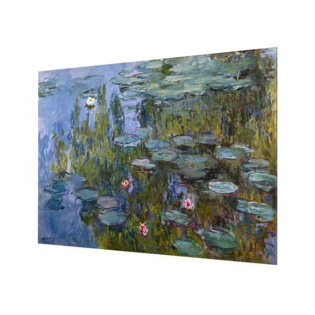 Panel antisalpicaduras cocina flores Claude Monet - Water Lilies (Nympheas)