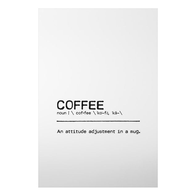 Reproducciónes de cuadros Definition Coffee Attitude