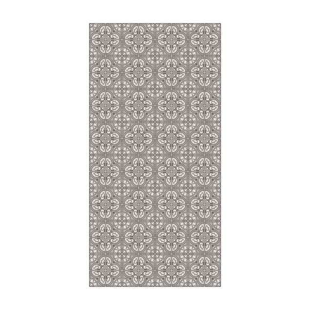 Alfombras modernas Tile Pattern Faro Grey