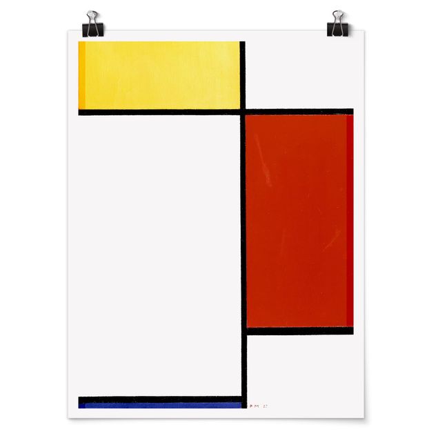 Estilos artísticos Piet Mondrian - Composition I