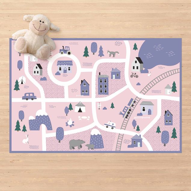 Alfombra exterior Playoom Mat Village - Off To The Countryside