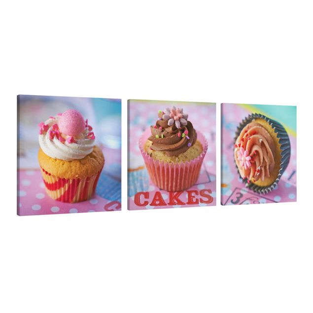 Cuadros Colourful Cupcakes