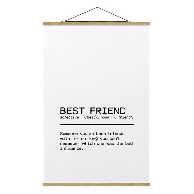 Cuadros decorativos Definition Best Friend